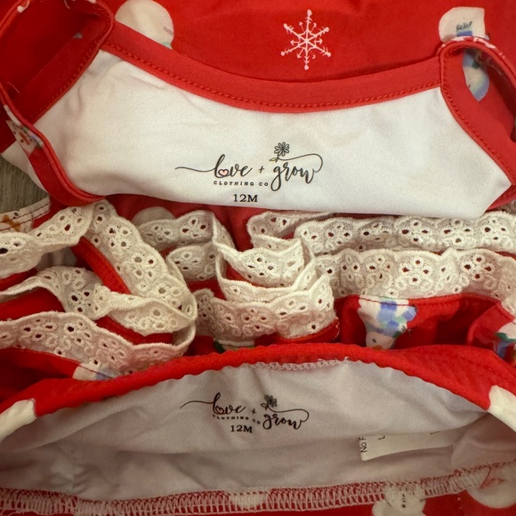 Love + Grow 12 months snowman holiday bikini - Picture 5 of 6